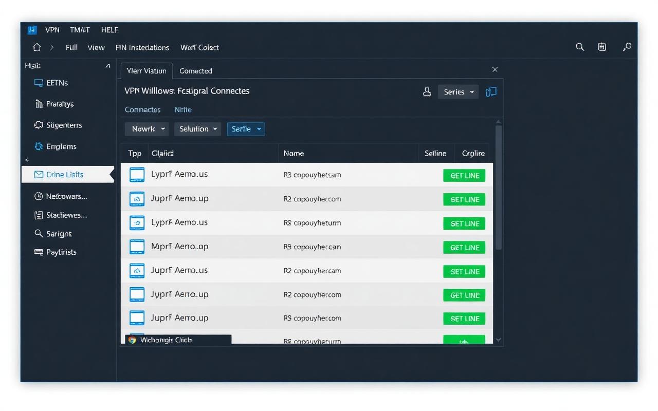 Radmin VPN 深色界面